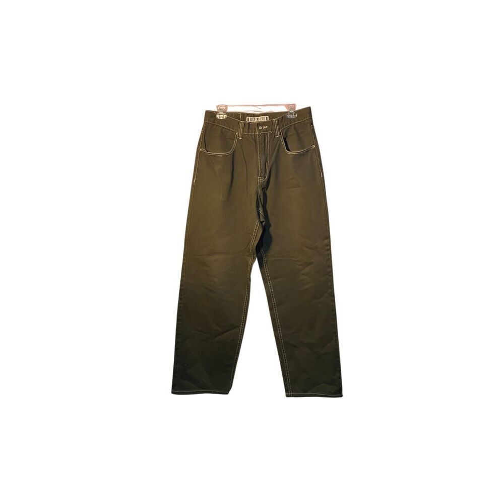 Vintage legal L jeans men’s green wide leg jeans 33 x 32